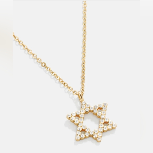 BaubleBar Jewelry - Star of David 18K Gold Necklace